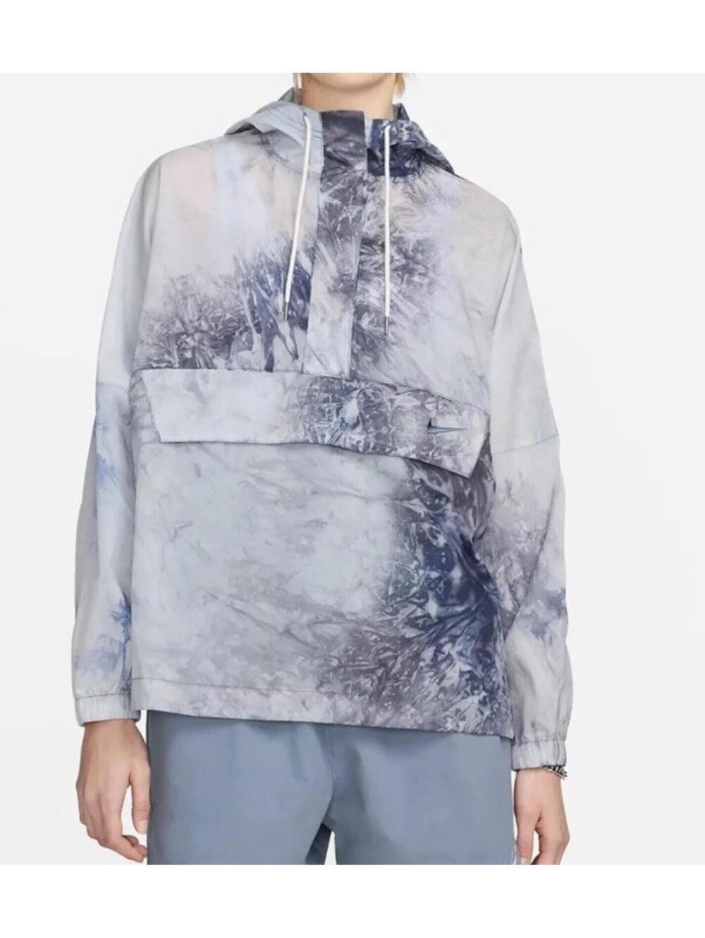 Nike $145 Sportswear Women's Woven Wave Dye Jacket Size Medium NWT DV7936-015 - Picture 2 of 12